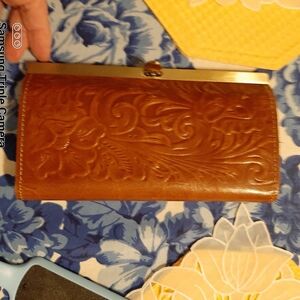Patricia Nash Cauchy Tooled Wallet